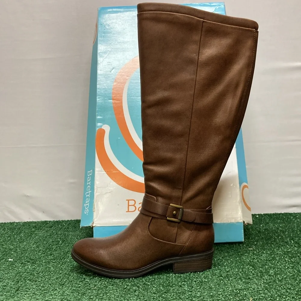 NWT BareTraps Brown Over the Knee Boots women’s size 6.5 (OKPM-07-113)